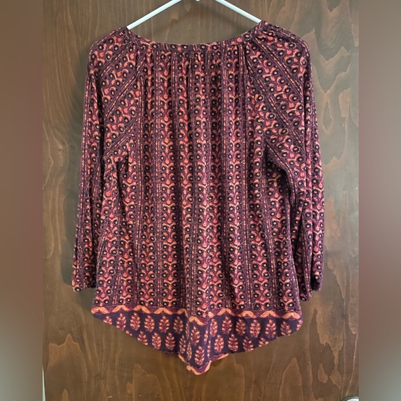 Lucky brand women’s Henley top medium - Picture 2 of 3